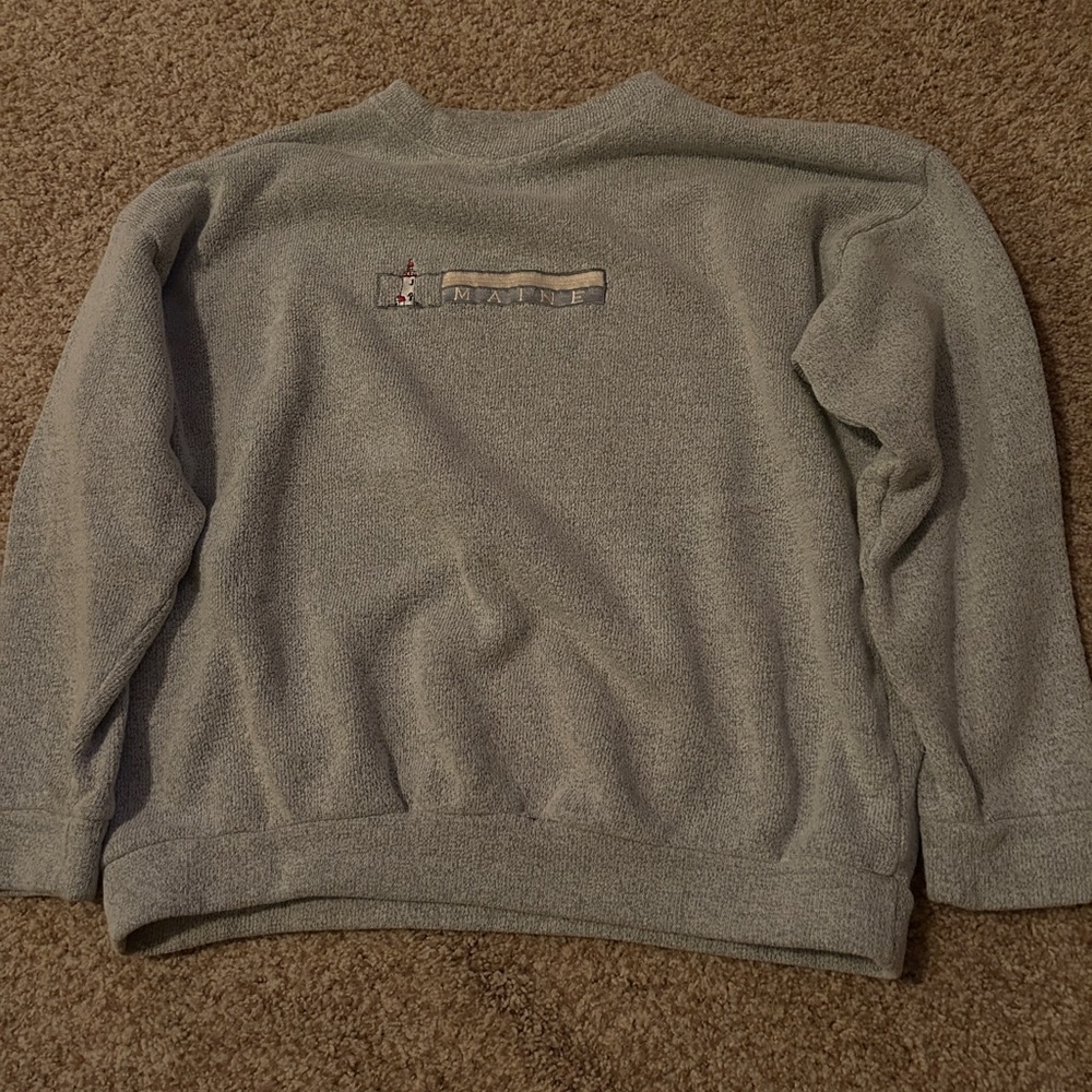 Maine Embroidered Crewneck